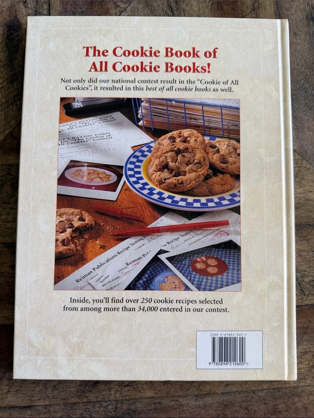 Best of Country Cookies Cookbook - Red Cover
